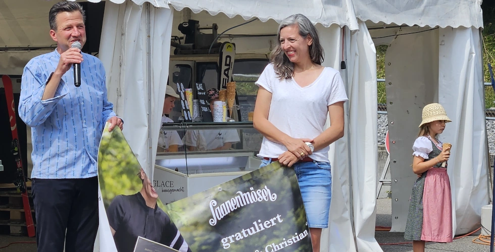 Christian und Brigitte sagen Danke