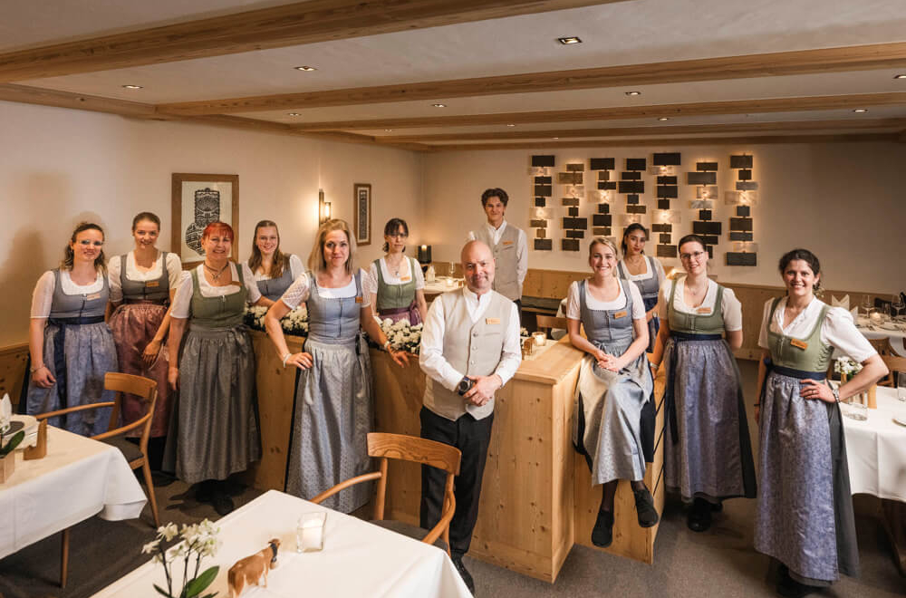 Das gesamte Servicepersonal freut sich auf Sie!