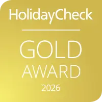 Gold Award Grafik Holidaycheck 2026